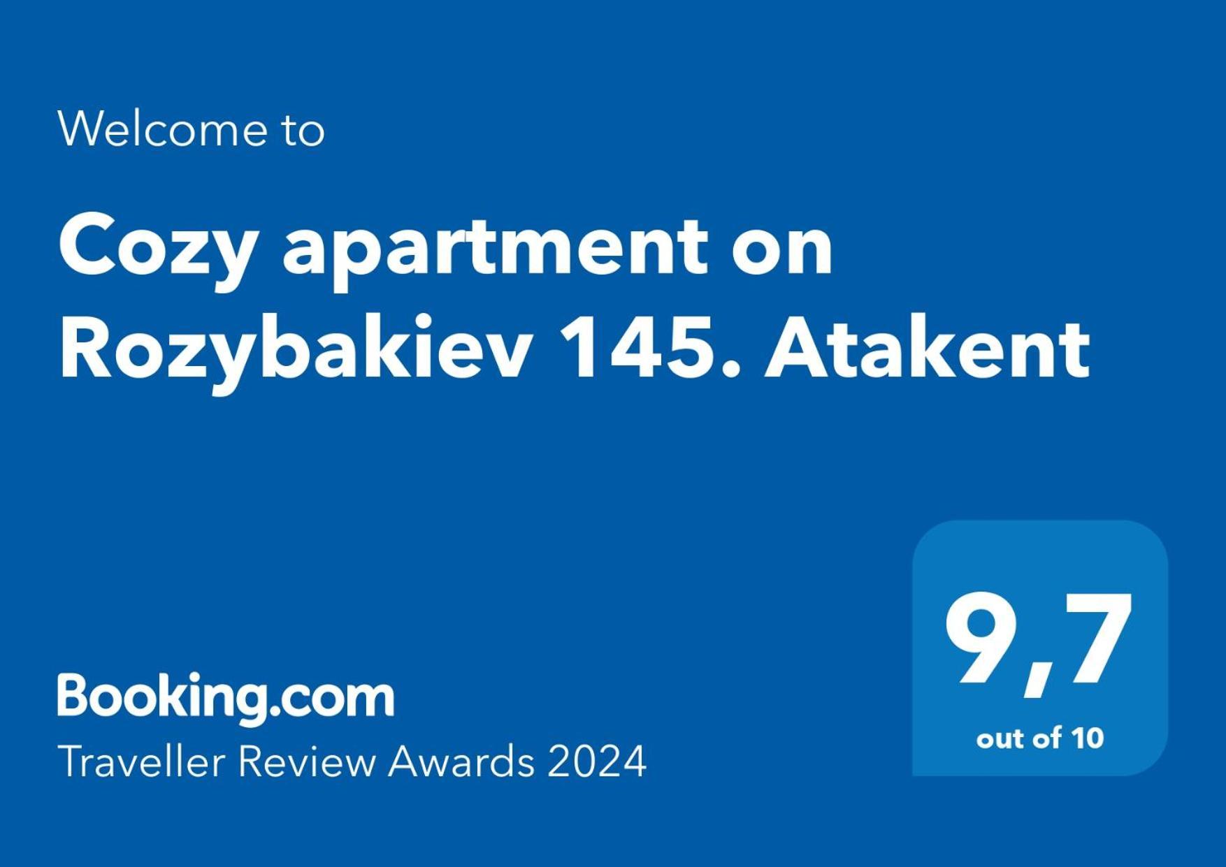 Cozy Apartment On Rozybakiev 145. Atakent Almaty Eksteriør billede